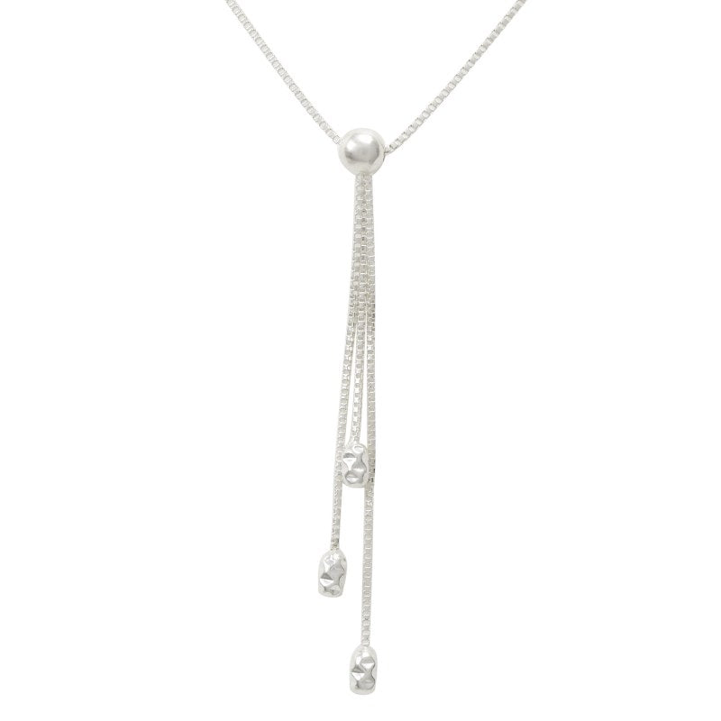 Collar bolitas colgantes Plata 925