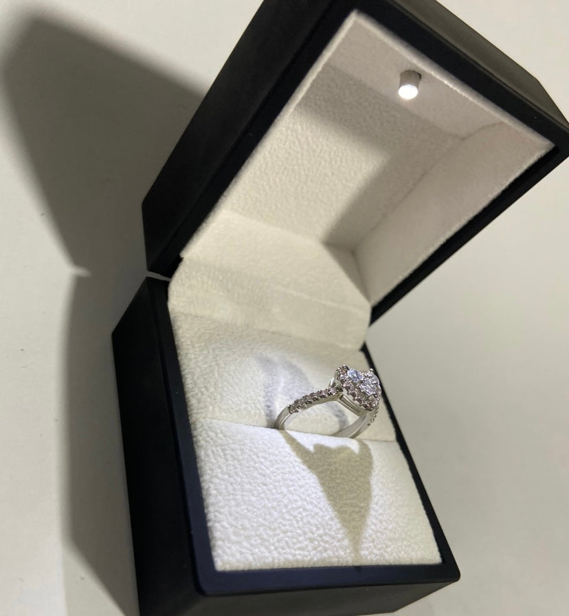 Heart sterling Silver Ring
