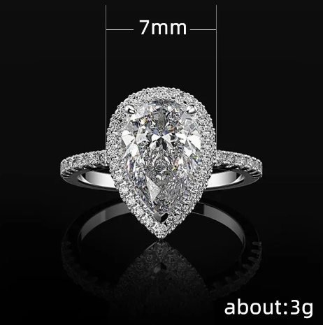 Anillo gota de agua
