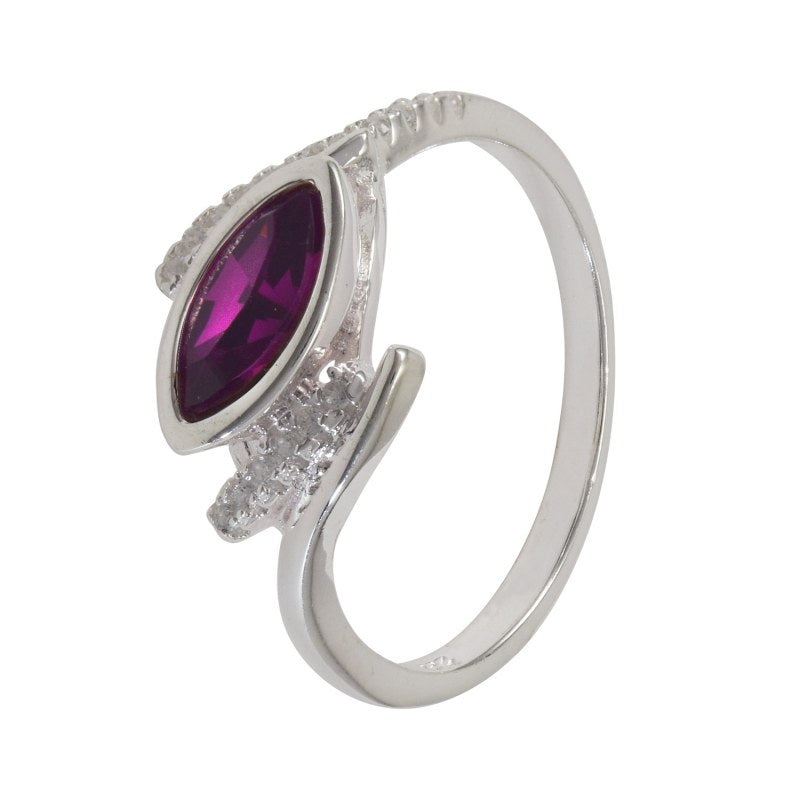 Anillo Plata 925 Creado Con Cristales De Swarovski ® - KA0288
