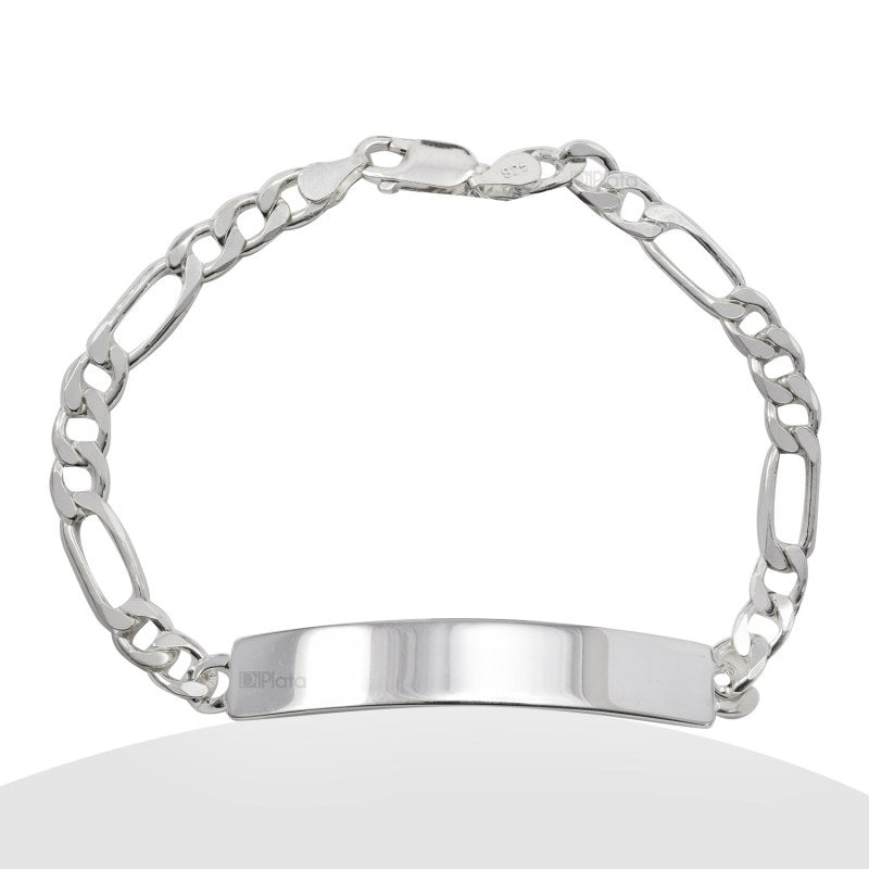 Pulsera Masculino Piocha 3x1 Ø150 Largo 22cms Plata 925 - PU0726