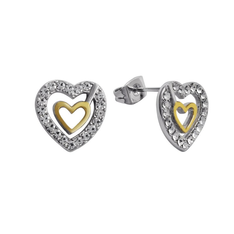 Aro Corazón Con Cristales De Swarovski® - KR0946