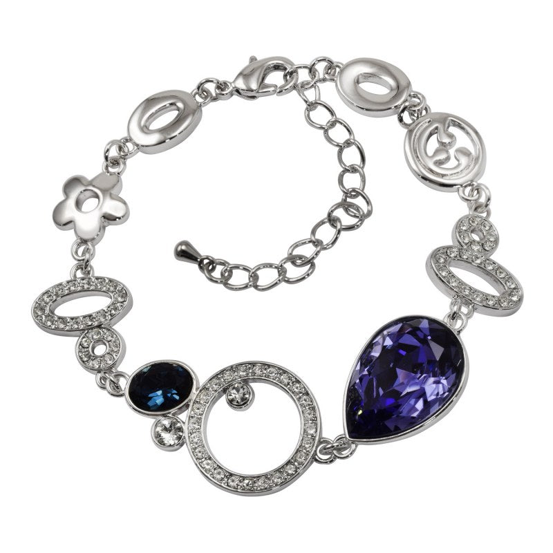 Pulsera Color Velvet Creada Con Cristales De Swarovski ® - KU0218
