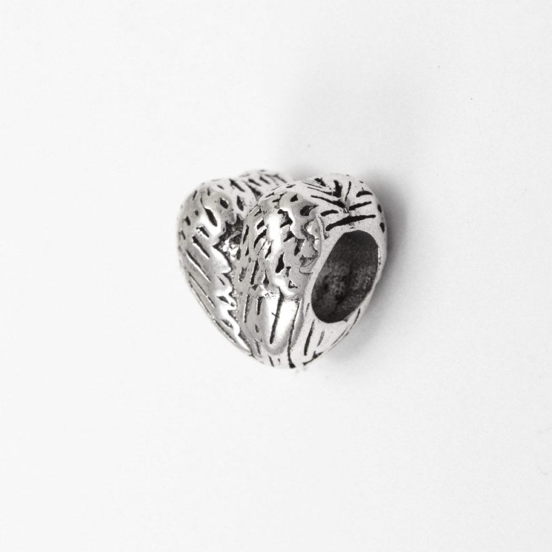 Charm Corazón De Álas De Plata 925 - PP0721