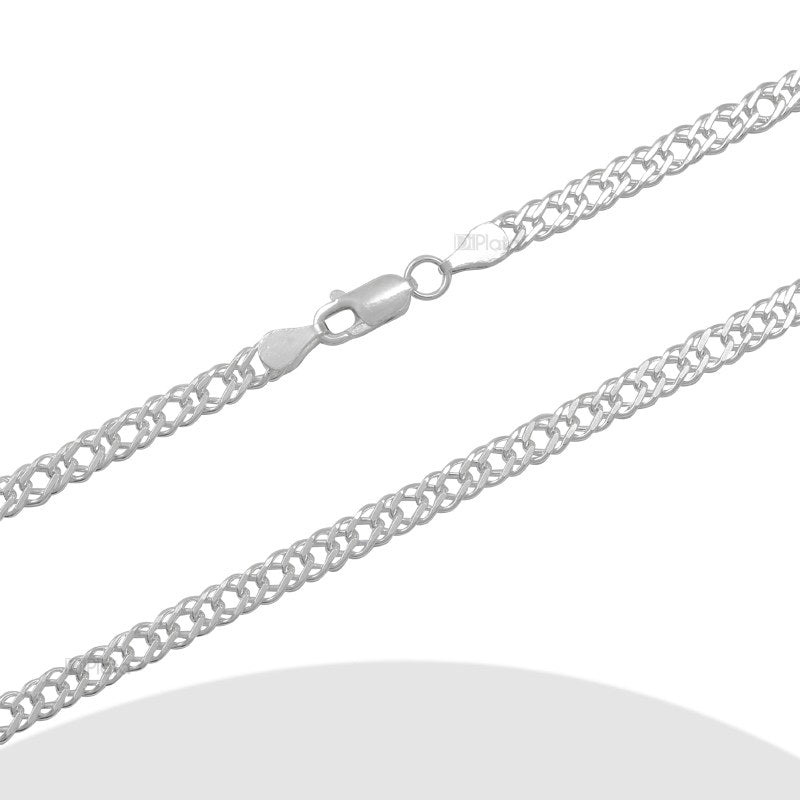 Cadena Malla Ø 070 Largo: 60 cm plata 925 - PC0118