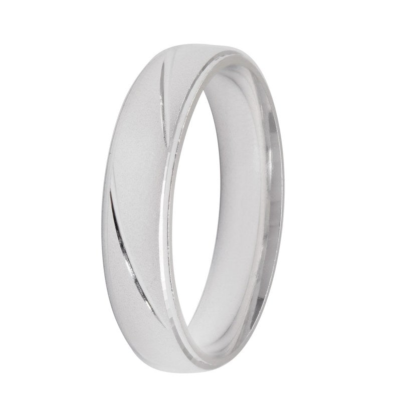Anillo Compromiso Con Diseño Hombre Mujer Mujer Plata 925 - PA1407