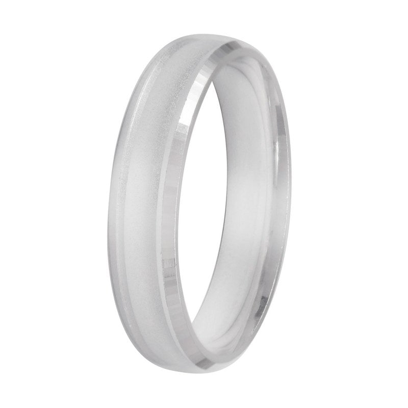 Anillo Compromiso Liso Hombre Mujer Plata 925 - PA1405