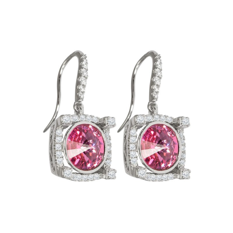 Aro Creado Con Cristales De Swarovski® Rose - KR1061