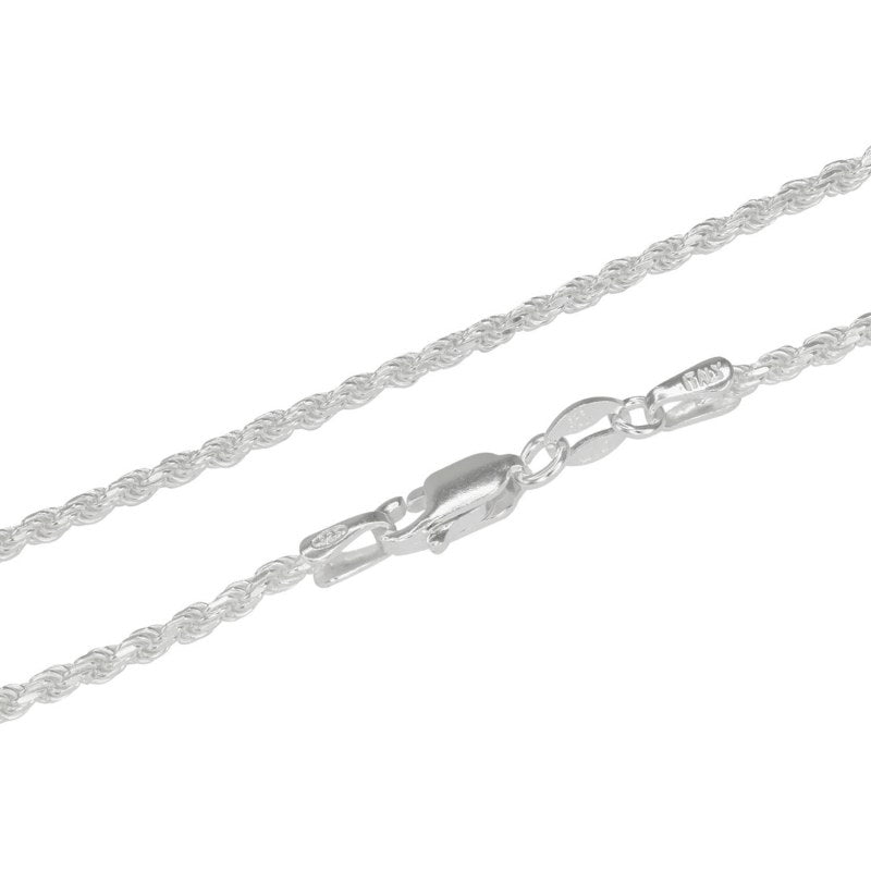 Cadena Turbillón 50 cm largo Plata 925 - PC0387