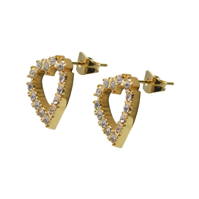 Aro Corazón Amarillo Color Cristal Creado Cristales Swarovski® - KR1123