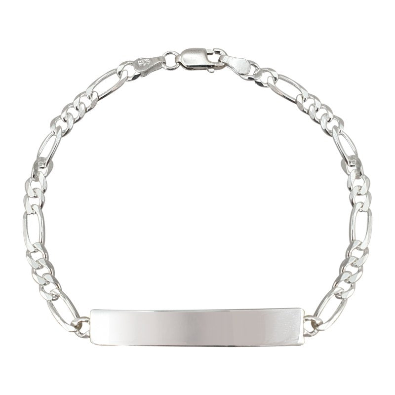 Pulsera fígaro 3x1 con piocha Plata 925 19cm - PU0390