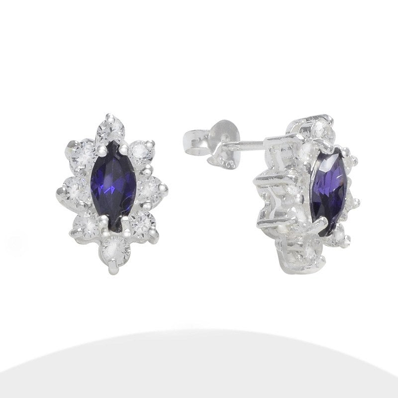Aro lady rodeado de circones color cristal Plata 925