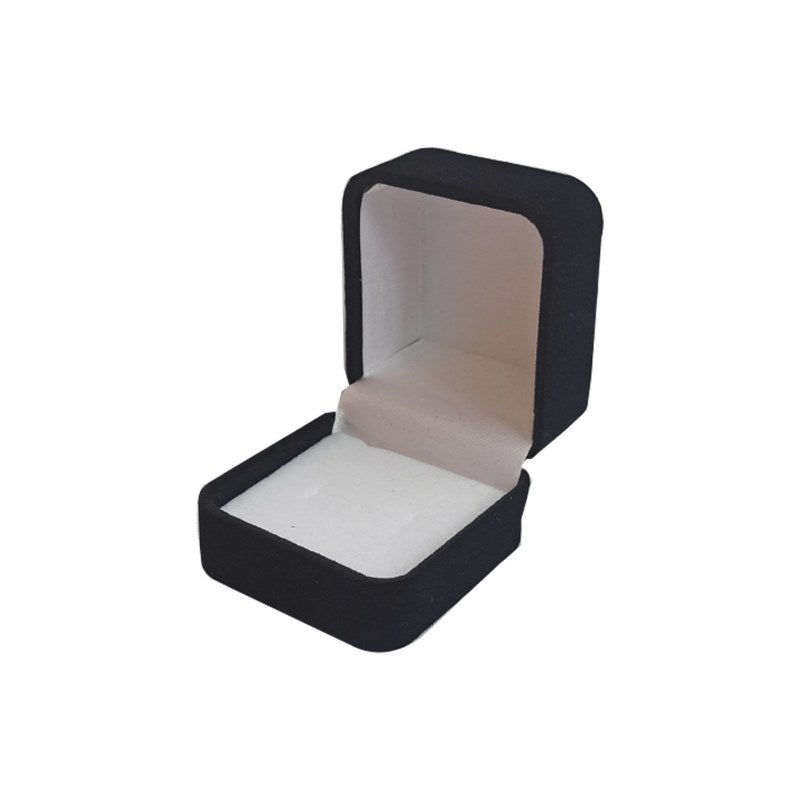 Caja Anillo Terciopelo Negro - PI0175