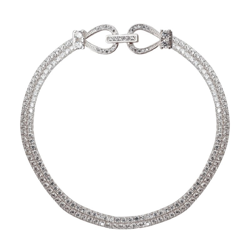 Pulsera Doble Plata 925 - PU1163