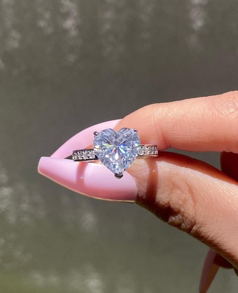 Parfait love sterling silver ring PLATA LEY 925