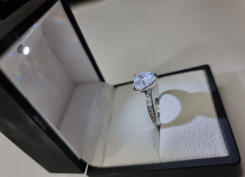 Parfait love sterling silver ring PLATA LEY 925
