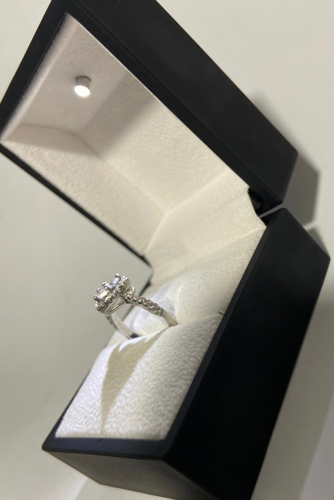 Heart sterling Silver Ring
