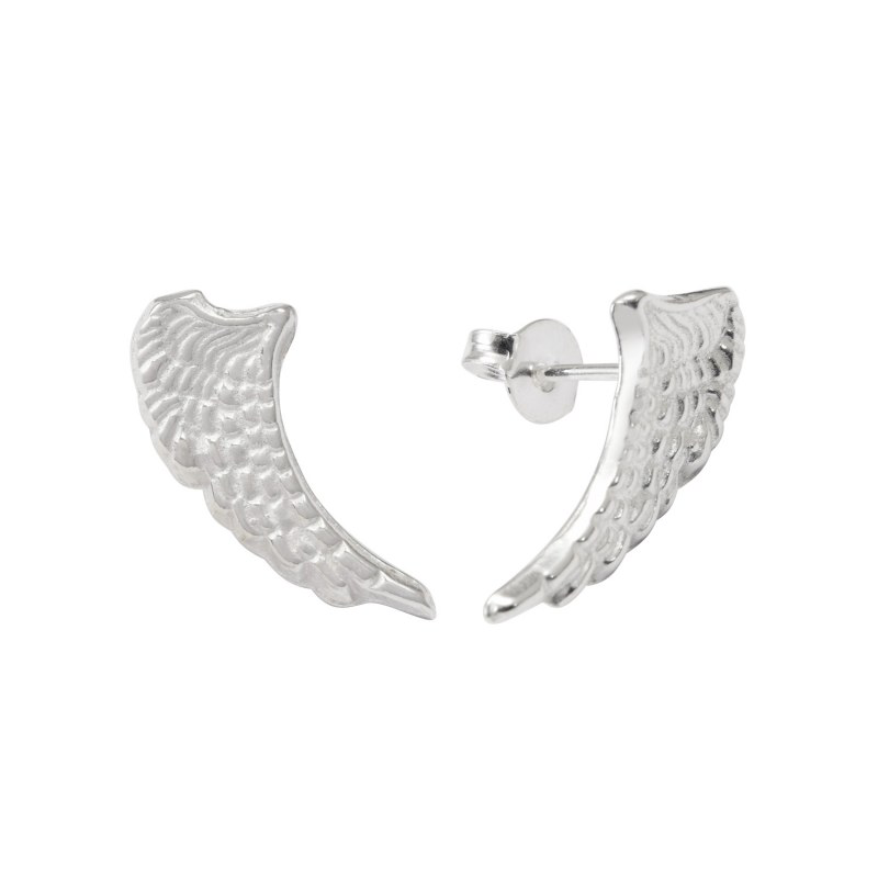 Aro ala Ángel con micro circones plata 925