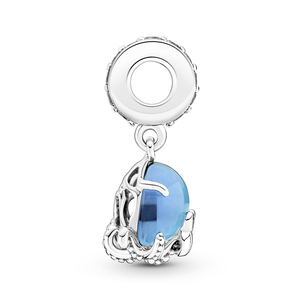 Charm colgante pulpo tierno de cristal Murano