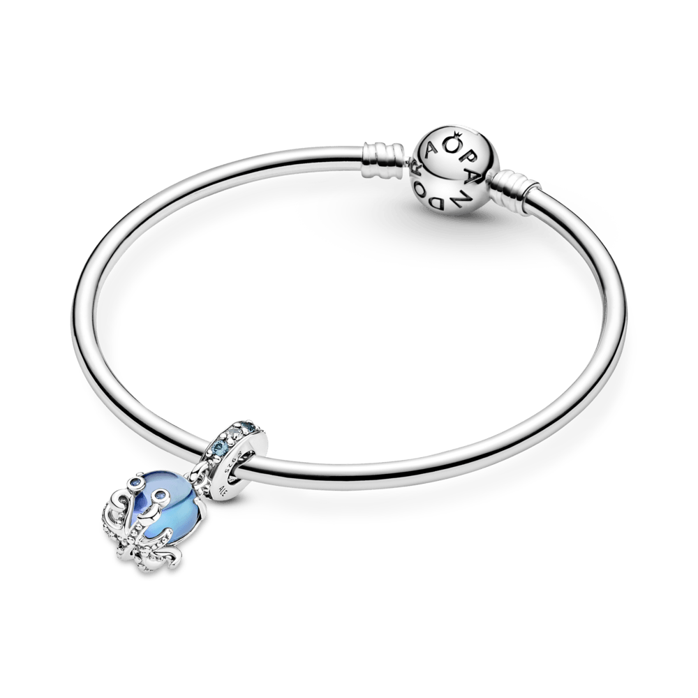 Charm colgante pulpo tierno de cristal Murano