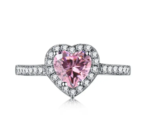 Anillo silver pink eterna promesa