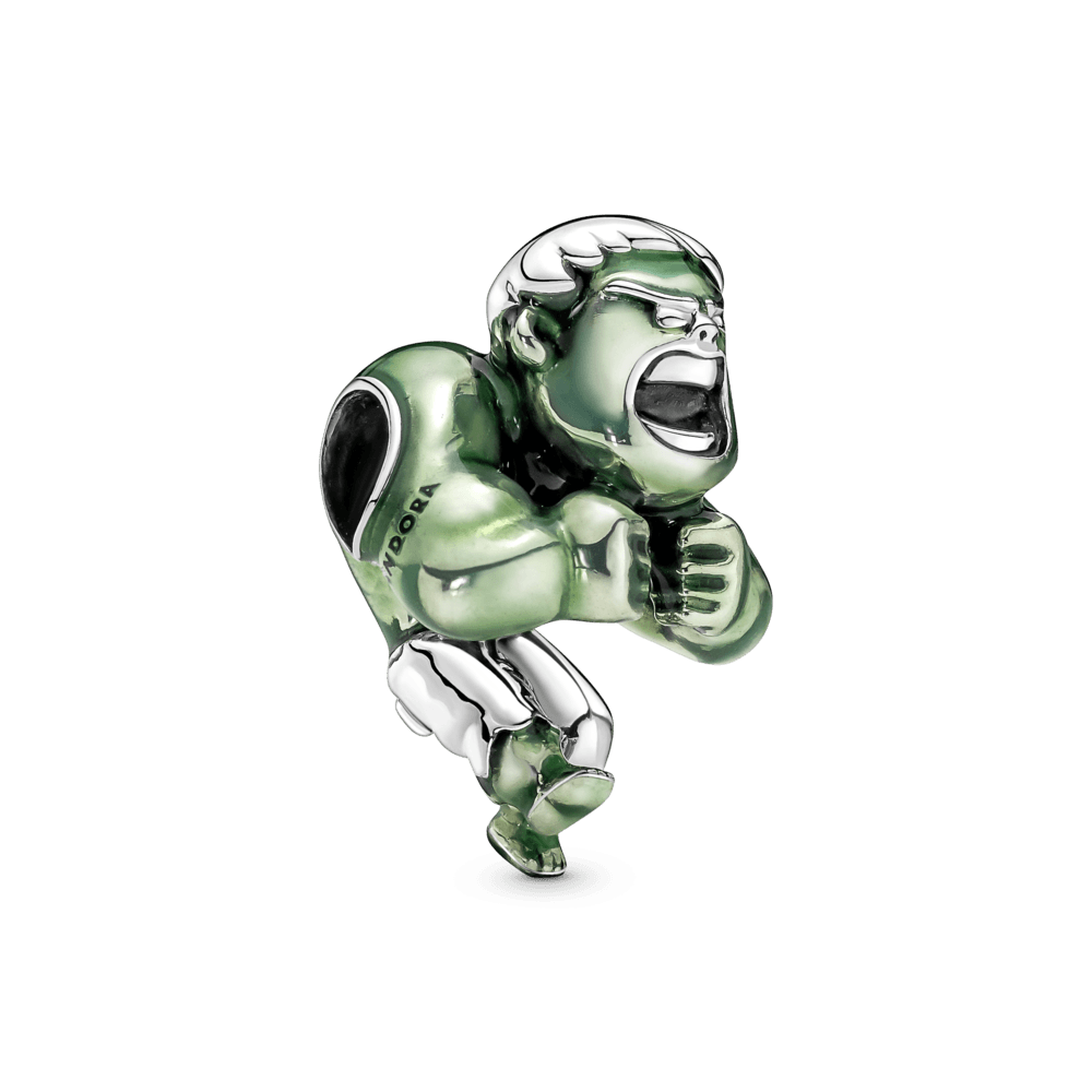 Charm de Hulk Marvel en Plata Esterlina