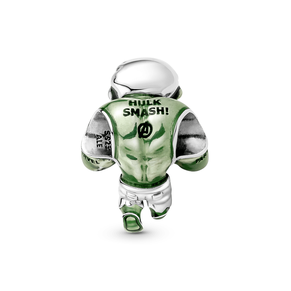 Charm de Hulk Marvel en Plata Esterlina