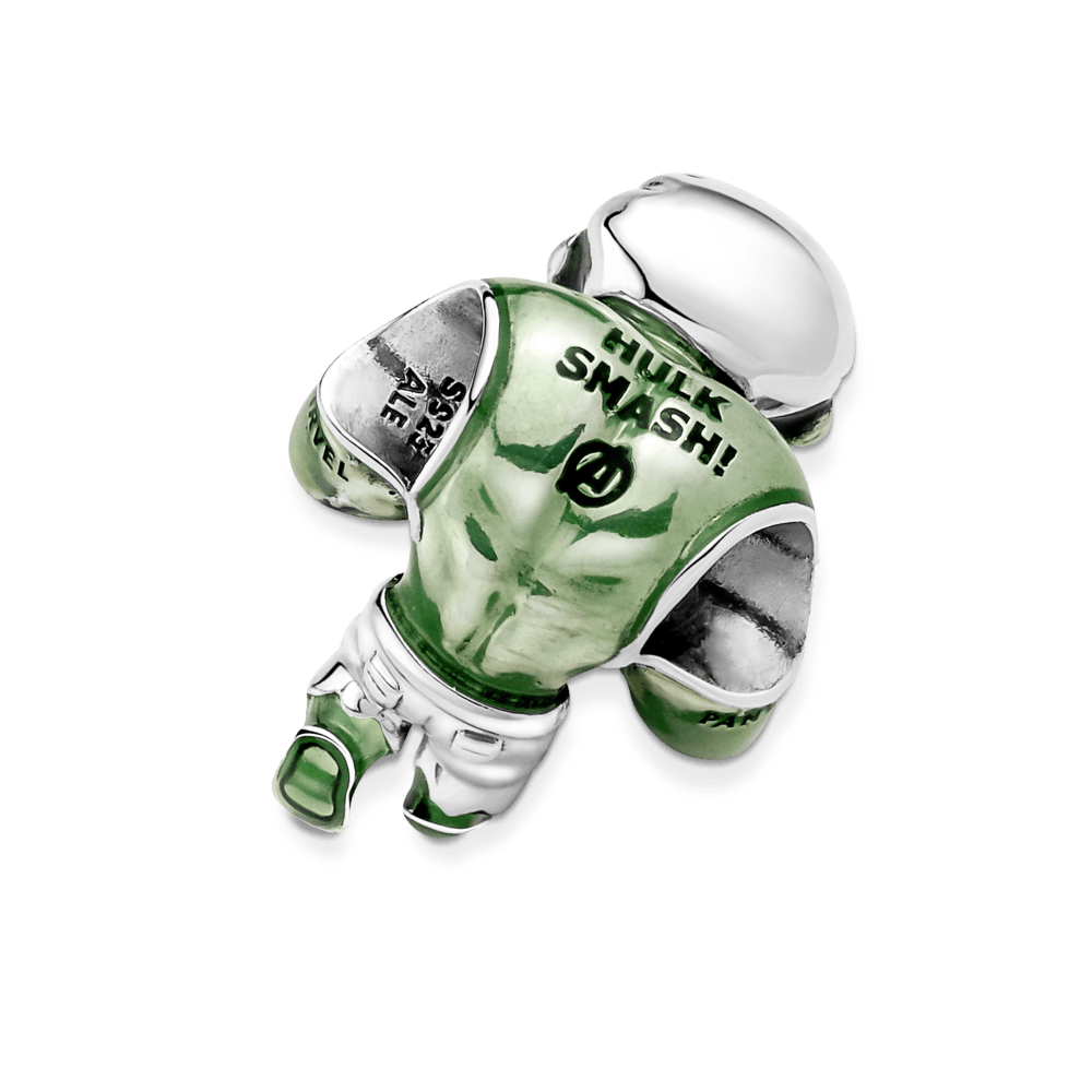Charm de Hulk Marvel en Plata Esterlina