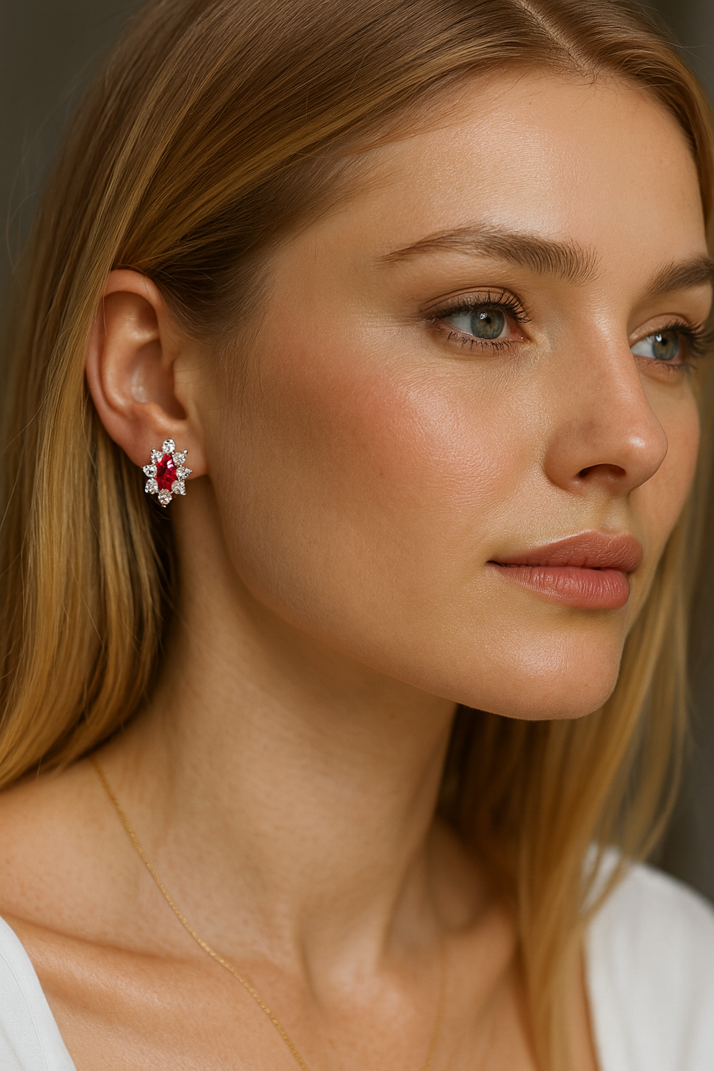 Aro lady rodeado de circones color cristal Plata 925