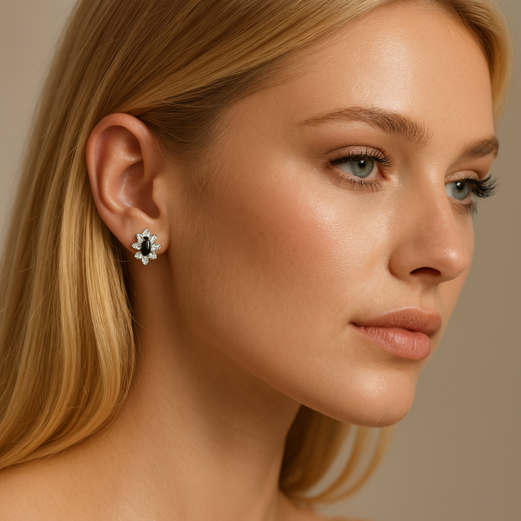 Aro lady rodeado de circones color cristal Plata 925