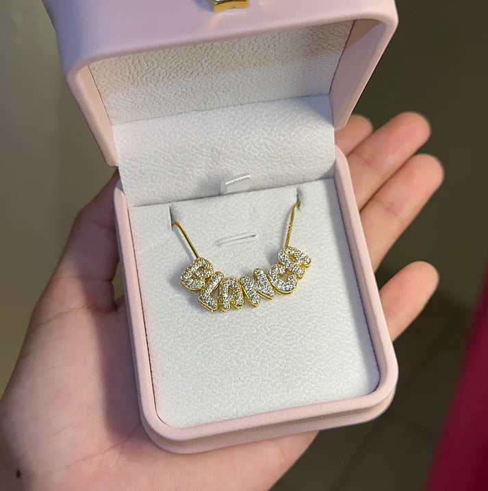 Collar Letras Charm