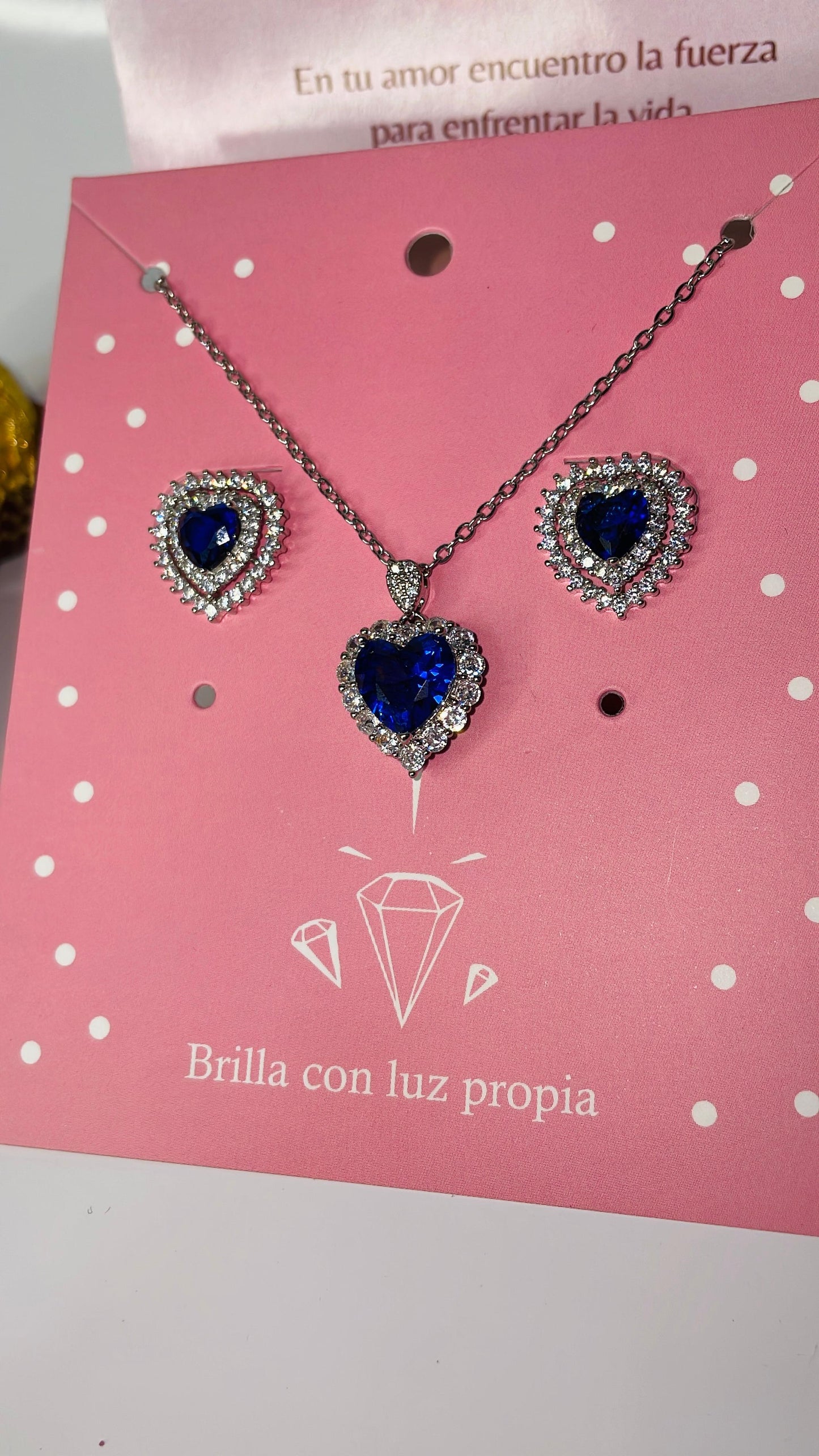 SET SILVER LADY CRISTAL