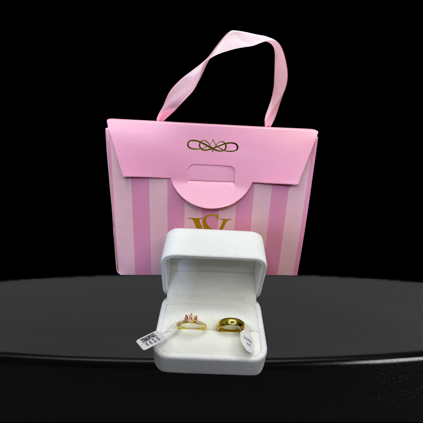 Anillos de promesa - princesa Rapunzel