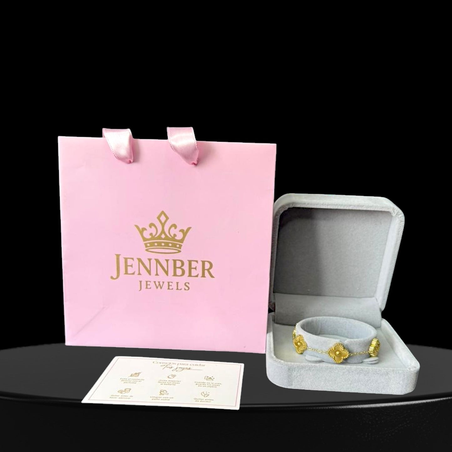 Pulsera trebol - gold