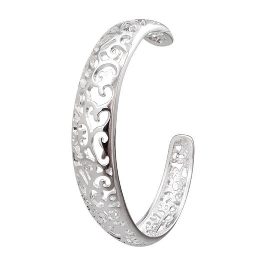 Pulsera Esclava Abierta Con Diseño Plata 925 - PU1147