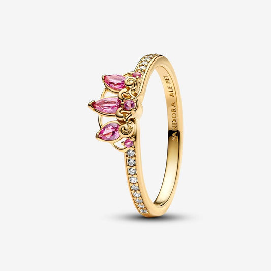 Anillo princesa rapunzel - enchapado en oro