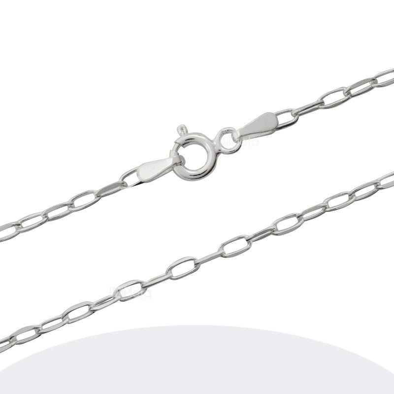 Cadena masculino Eslabón Ø 045 Largo: 50cms plata 925 - PC0123
