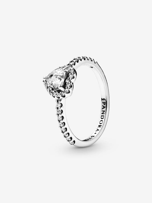 Anillo plata ley 925 - piedra blanca