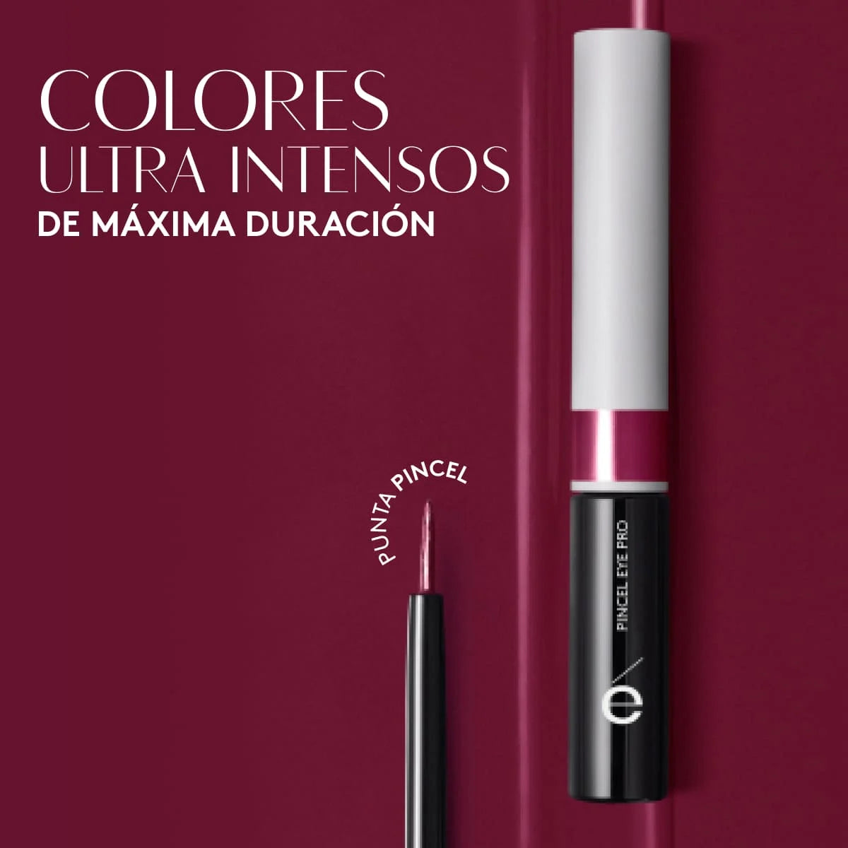 Máscara de Pestañas Mega Multi Benefit + Delineador Líquido Negro Punta Pincel Eye PRO
