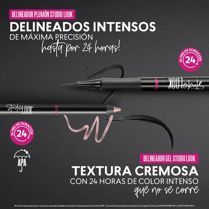 Delineador Plumón Studio Look Para Ojos
