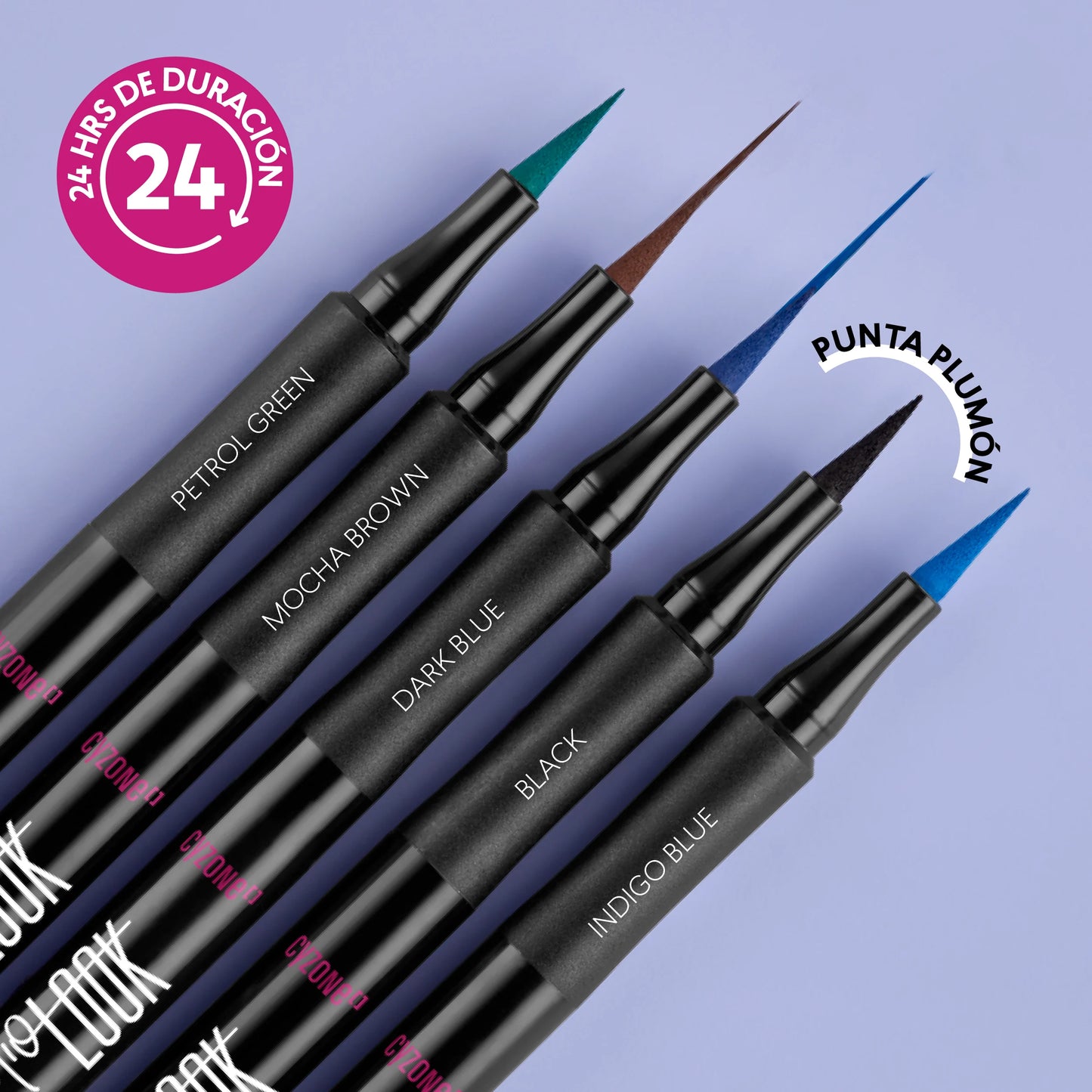 Pack x 3 Delineadores Plumón Studio Look Para Ojos