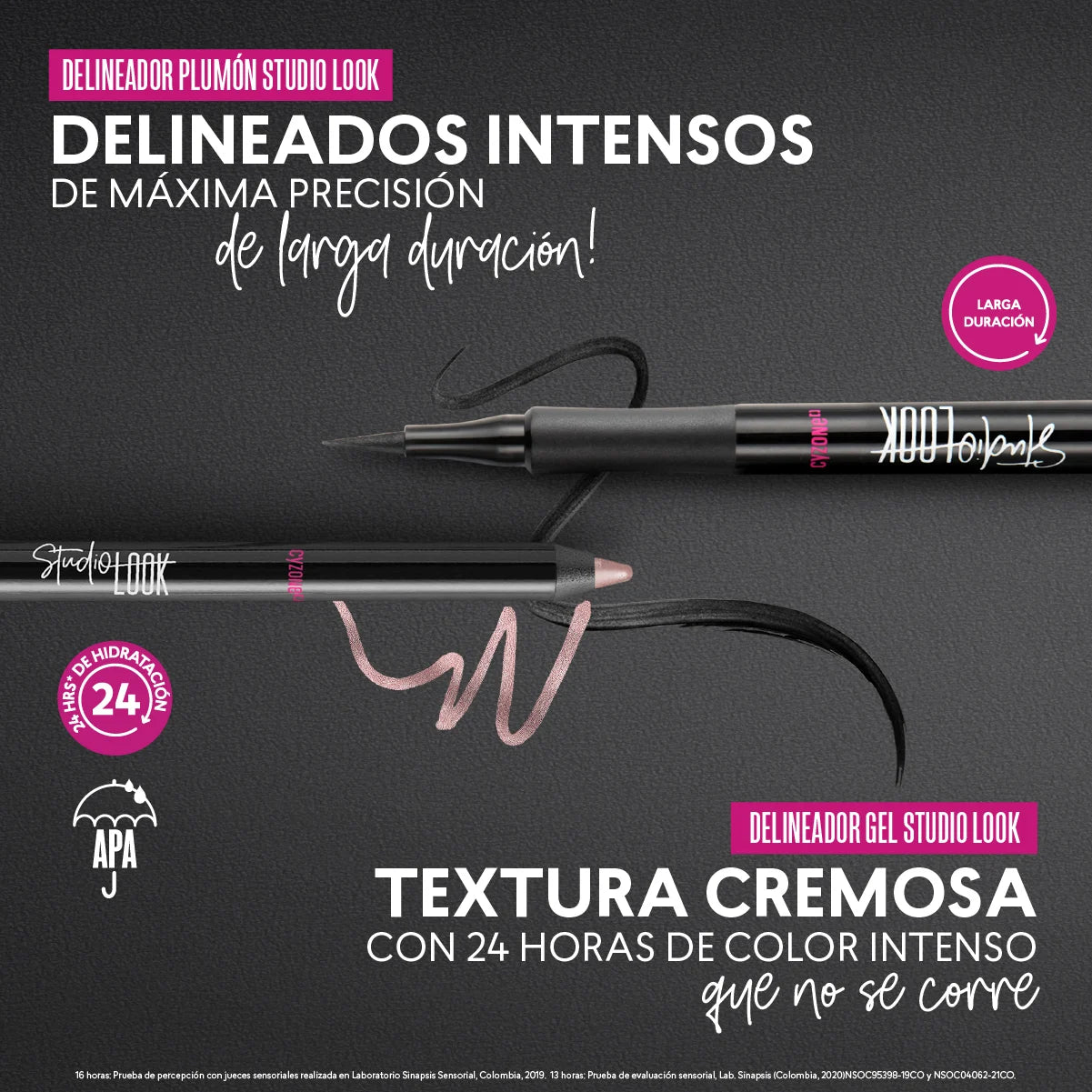 Delineador Plumón Studio Look Para Ojos
