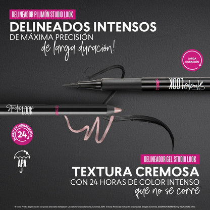 Delineador Plumón Studio Look Para Ojos