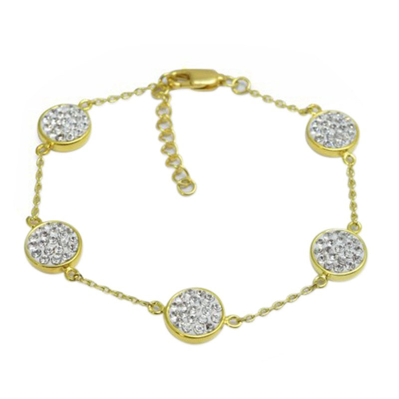 Pulsera Círculos Con Cristales De Swarovski ® - KU0182