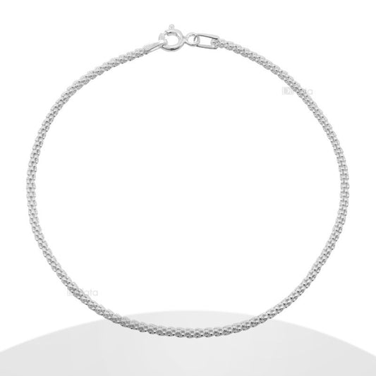 Pulsera cadena coreana 19cms Plata 925 - PU0173