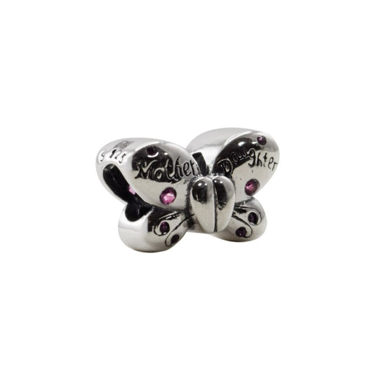 Charm Mariposa Con Circones Plata 925 - PP1005
