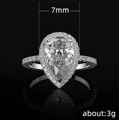 Anillo gota de agua