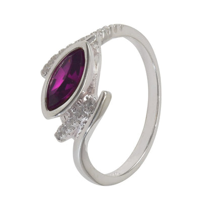 Anillo Plata 925 Creado Con Cristales De Swarovski ® - KA0288