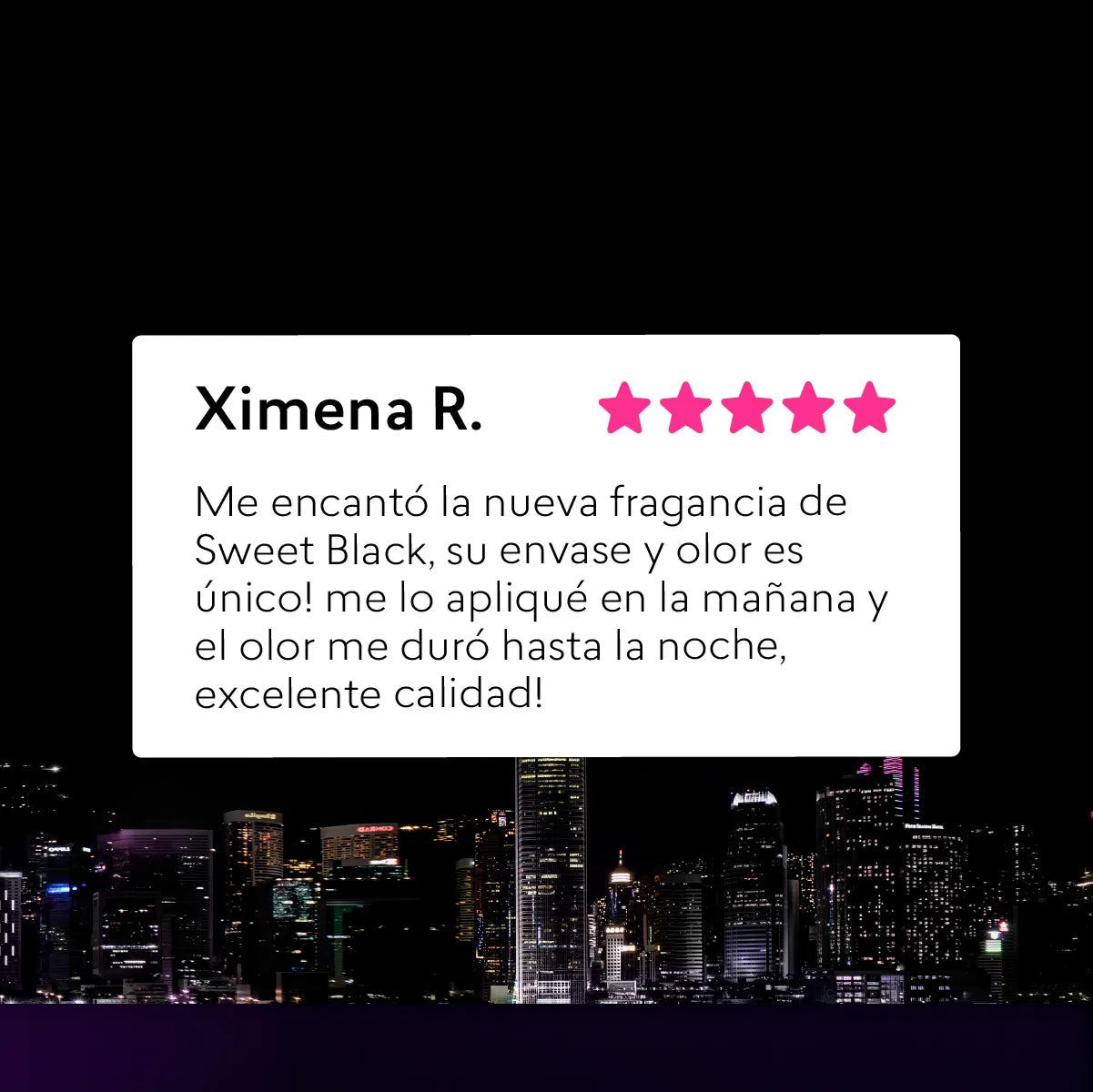 Perfume de mujer Sweet Black Exclusive