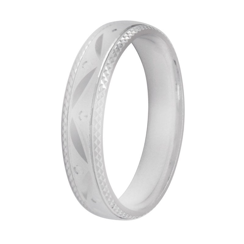 Anillo Compromiso Con Diseño Hombre Mujer Plata 925 - PA1406